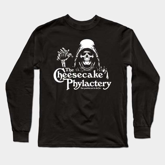 Cheesecake Phylactery Long Sleeve T-Shirt by OutdoorMayhem